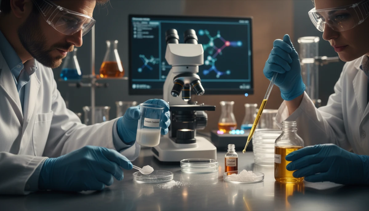 Analysis of additives in soy milk laboratory
