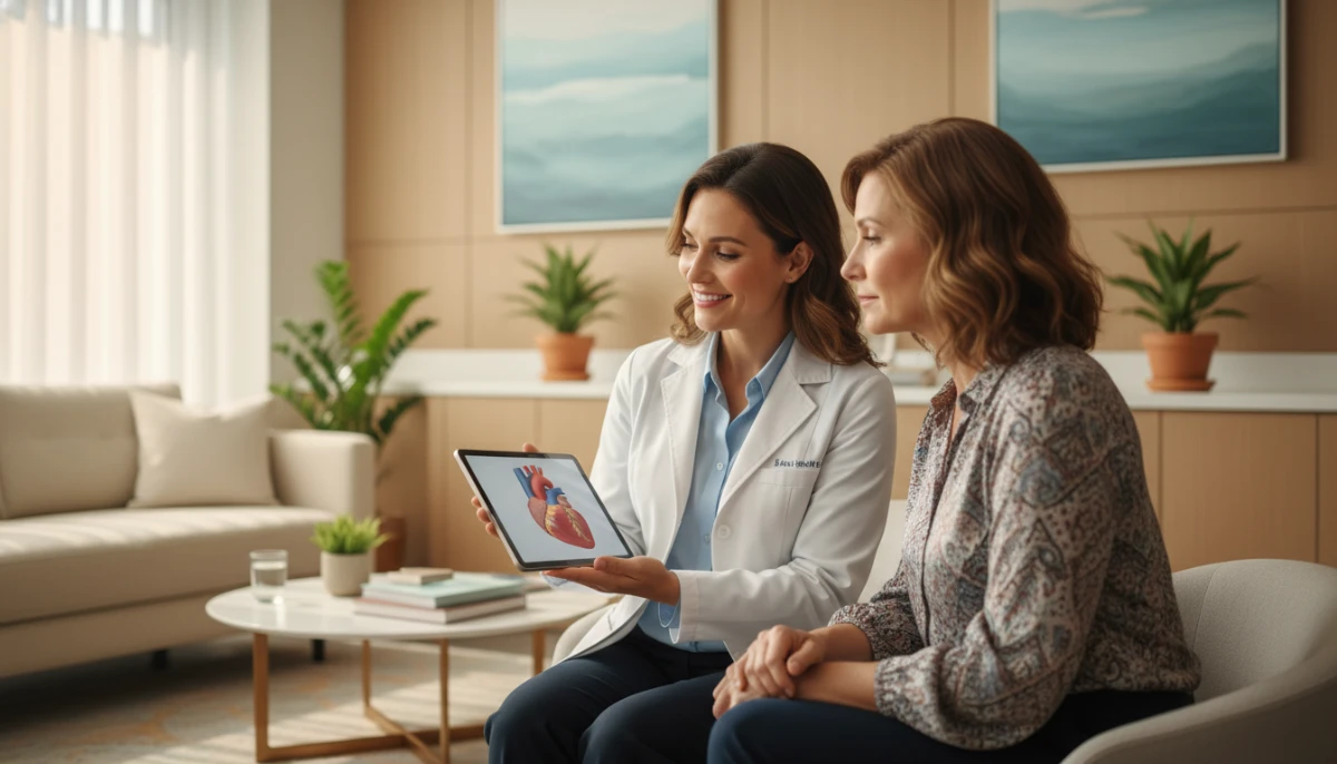 Consultation with a healthcare provider