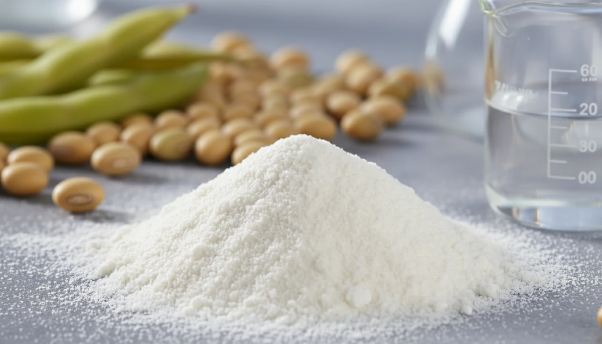 Soy protein isolate and scientific imagery