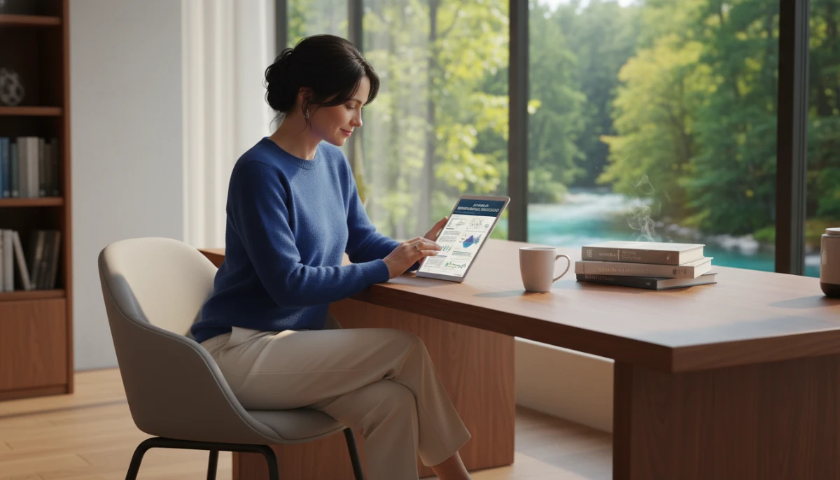 Informed consumer reading nutritional science