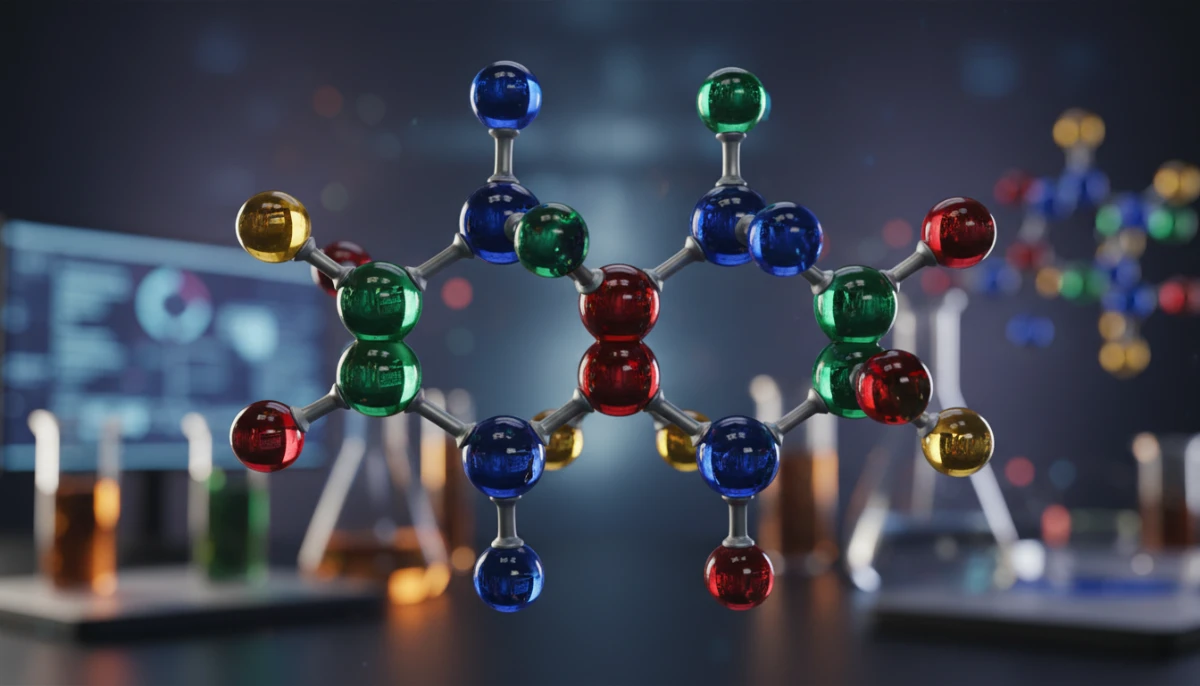 Scientific molecular model representation