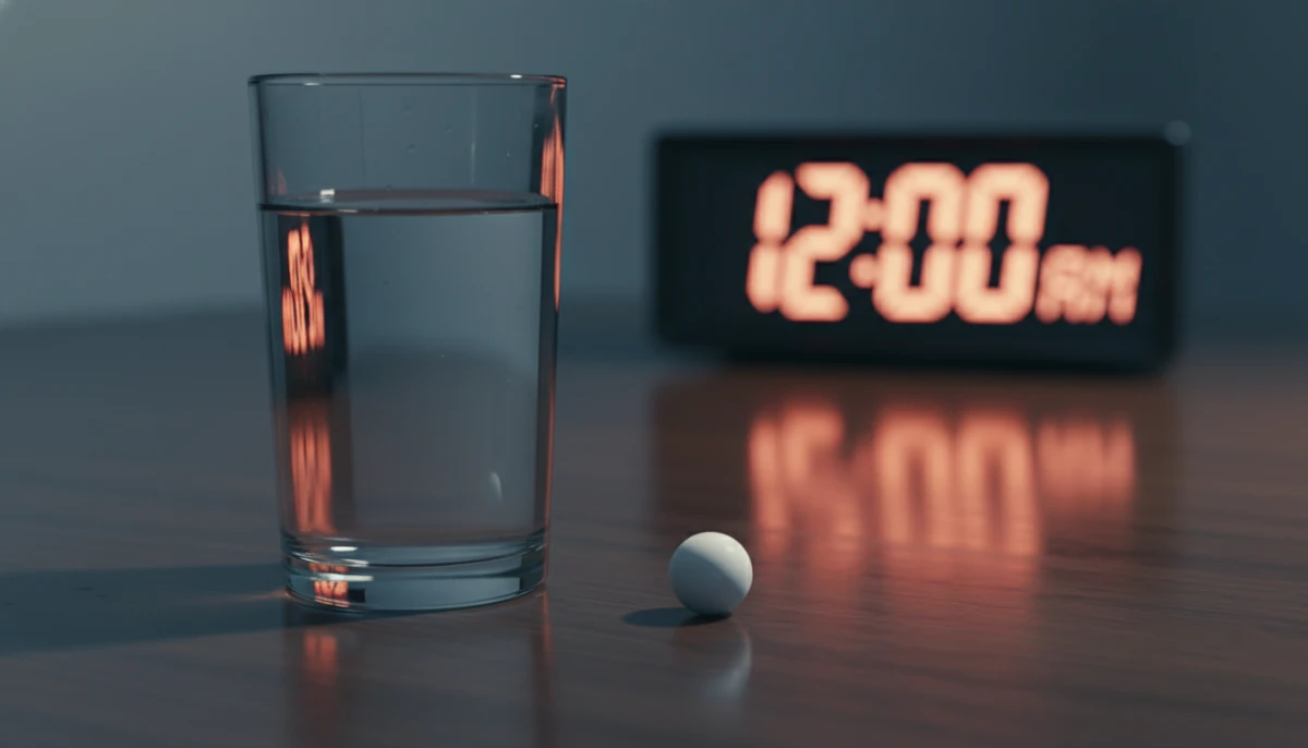 Medication and timing concept for thyroid health