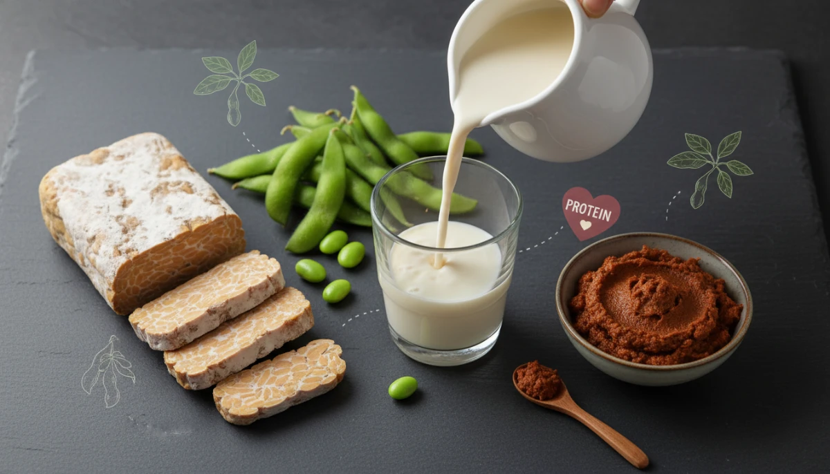 Diverse soy-based dietary sources