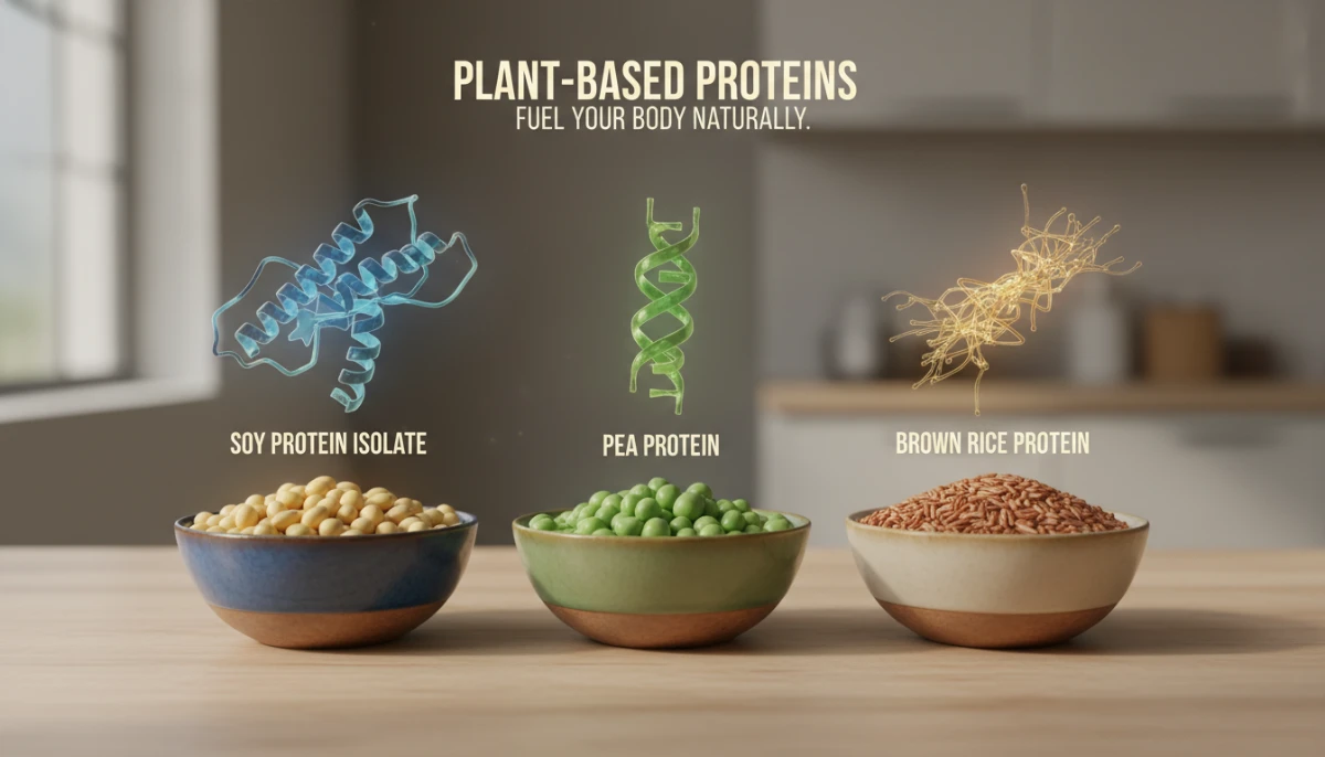 [Infographic of plant protein sources]