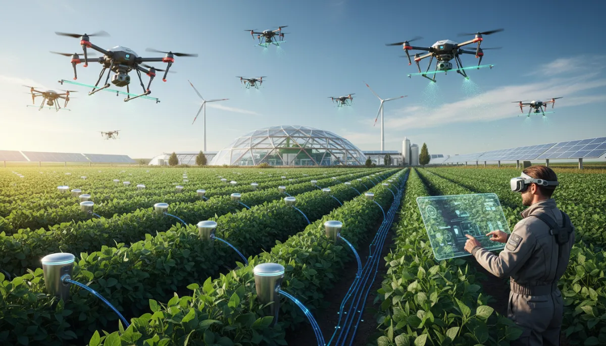 Smart agricultural technology for water efficiency
