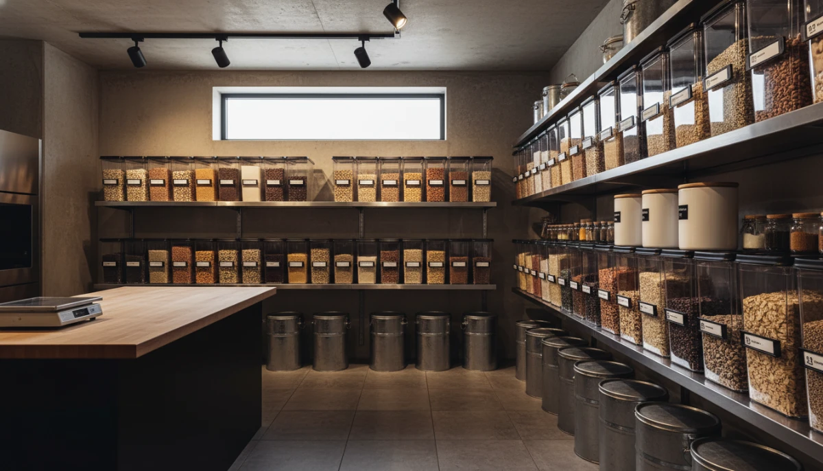 Organized bulk storage solution