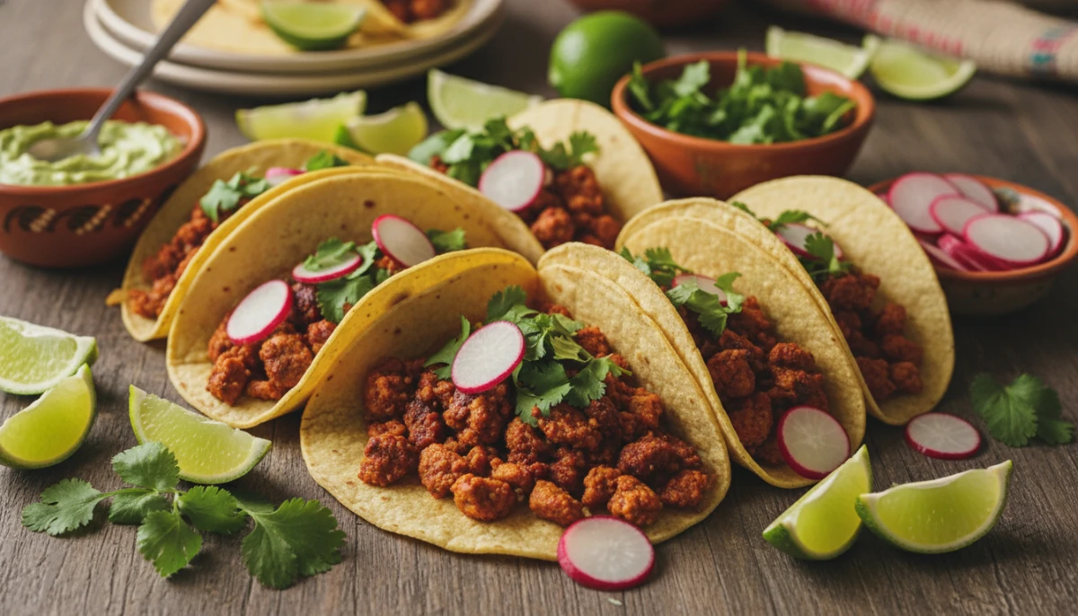 TVP taco meat spread