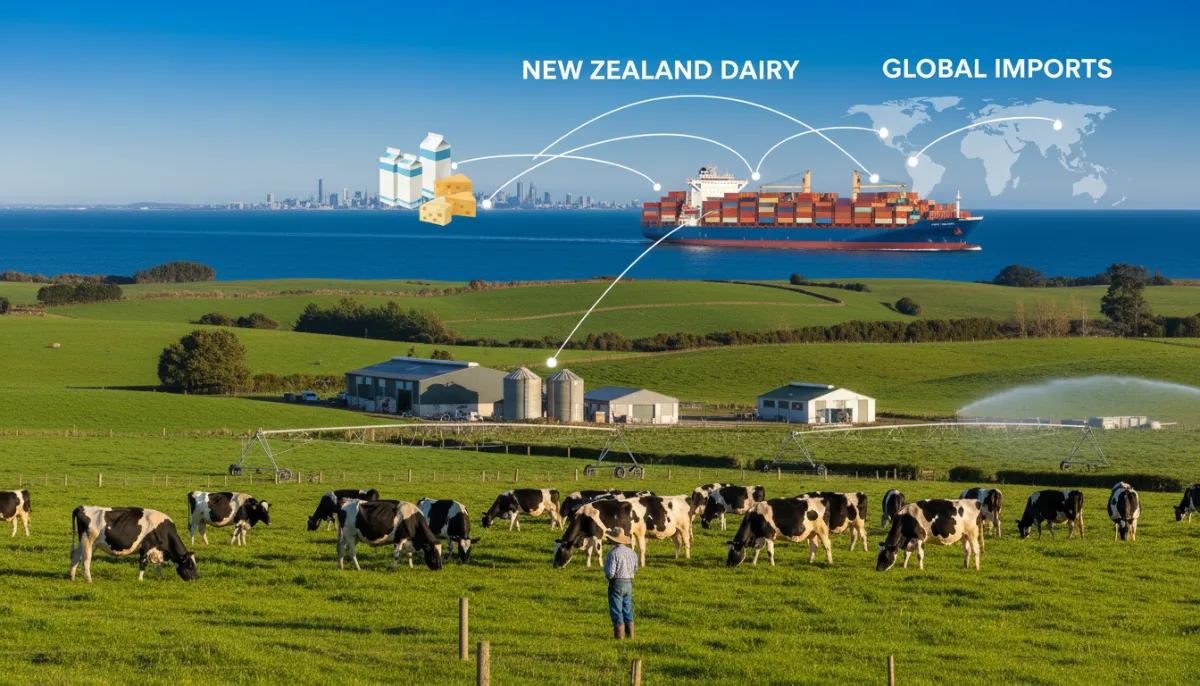 NZ agriculture and global shipping connection