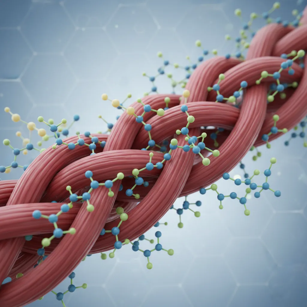 Amino Acid Molecular Interaction with Muscle