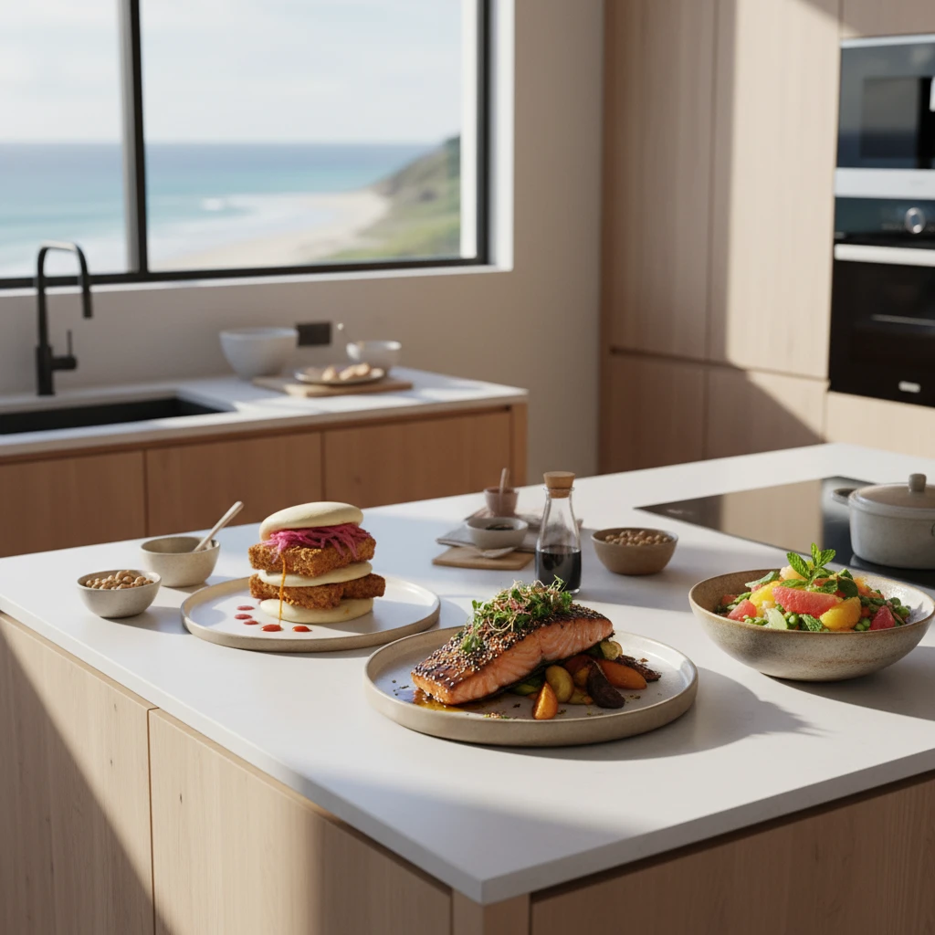 Fresh soy products at a NZ market