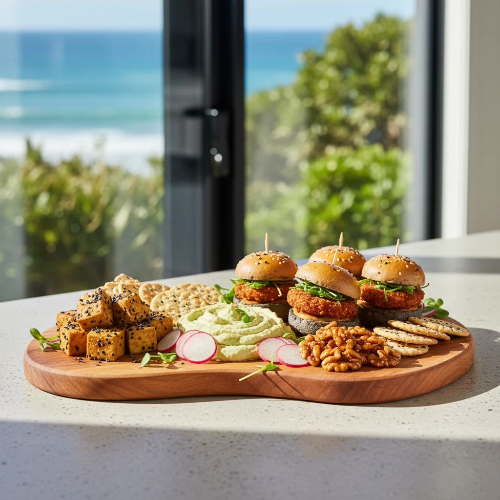 Wine pairing with plant-based platter