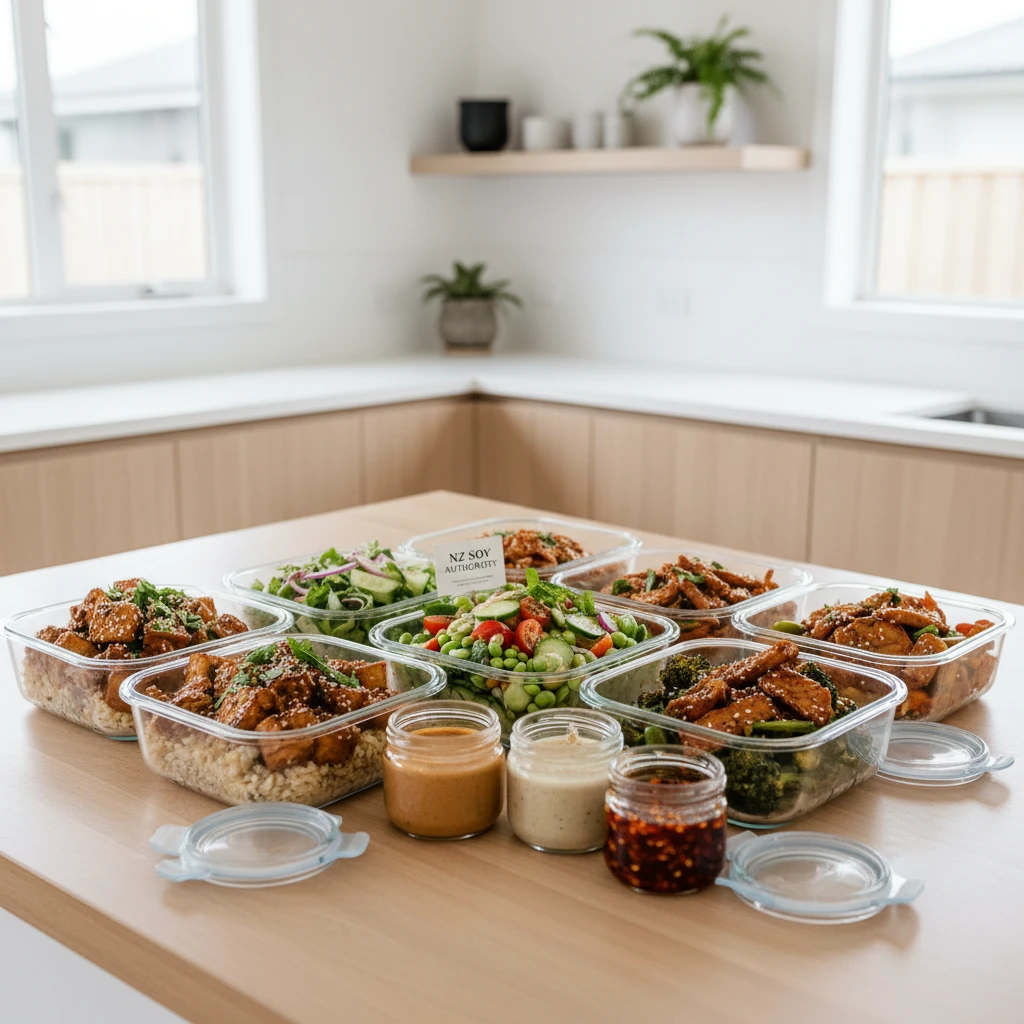 Soy meal prep station for professionals