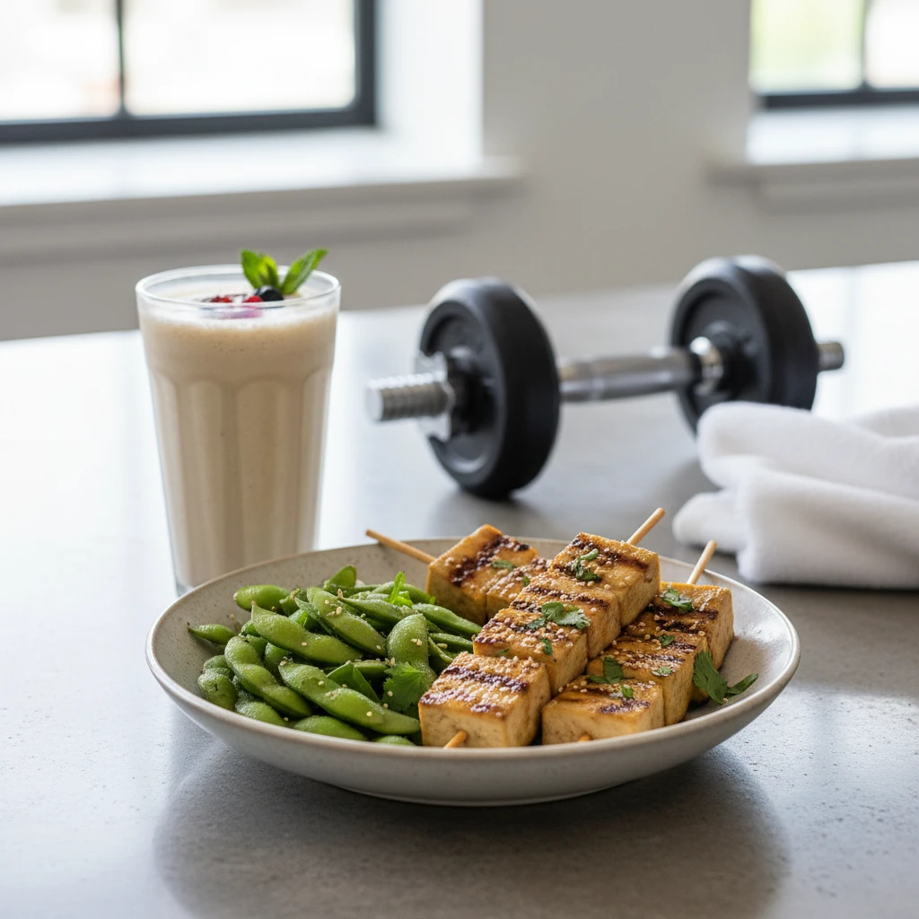 Molecular structure of amino acids in a gym setting