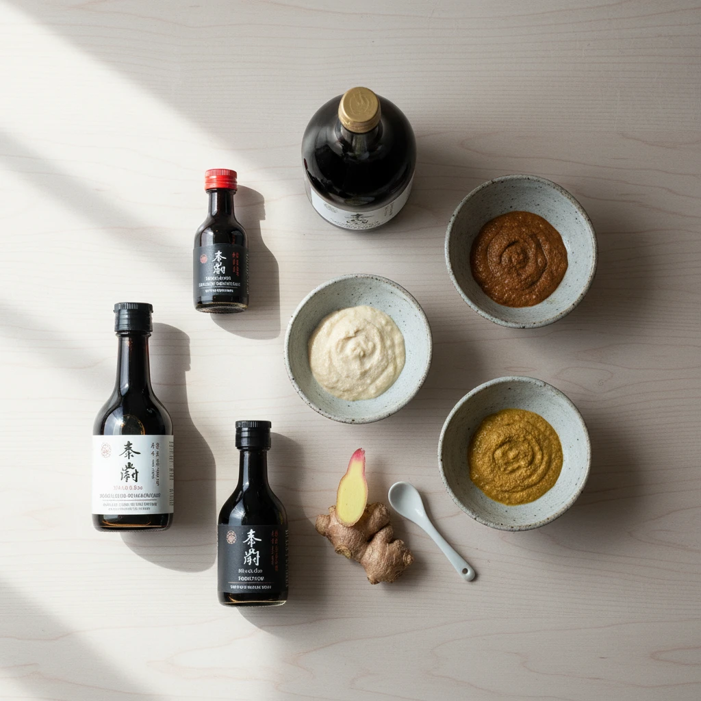 Comparison of White, Yellow, and Red Miso Pastes