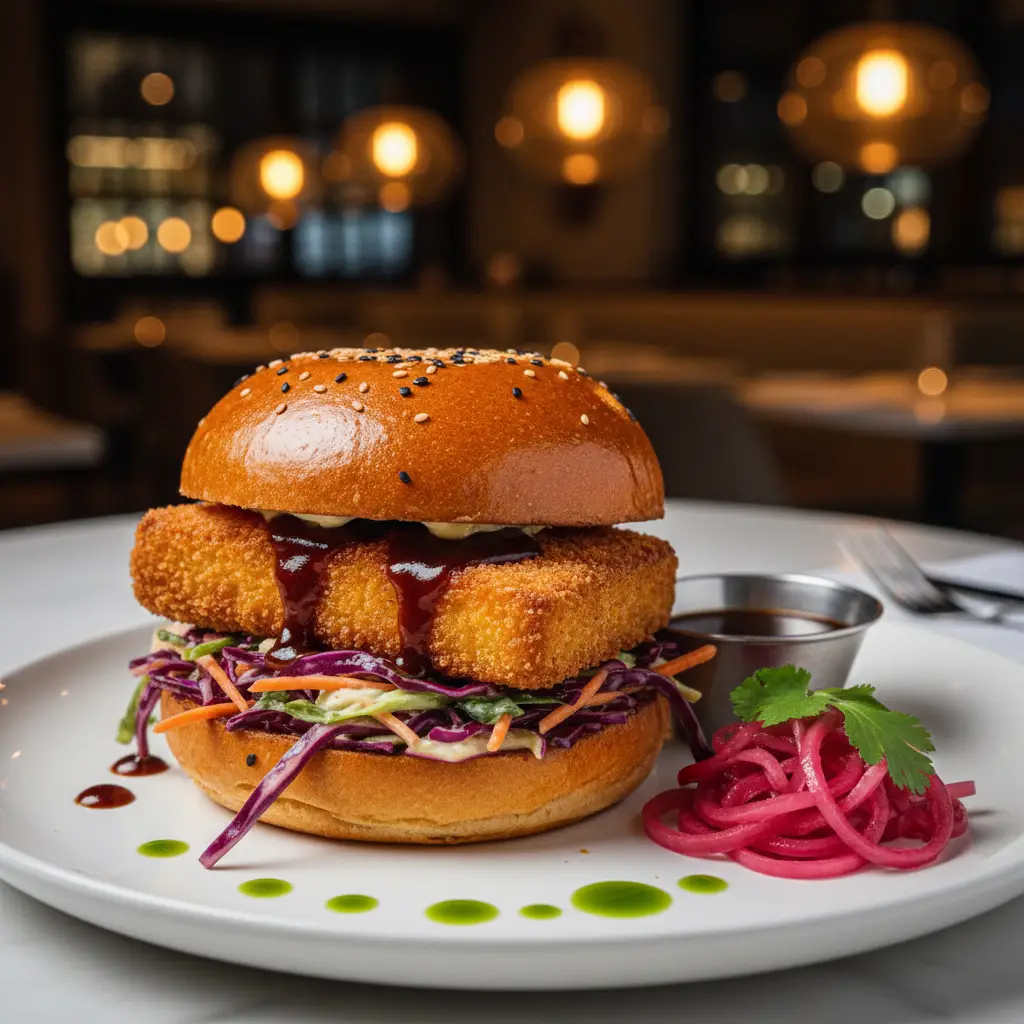 Crispy Tofu Katsu Burger