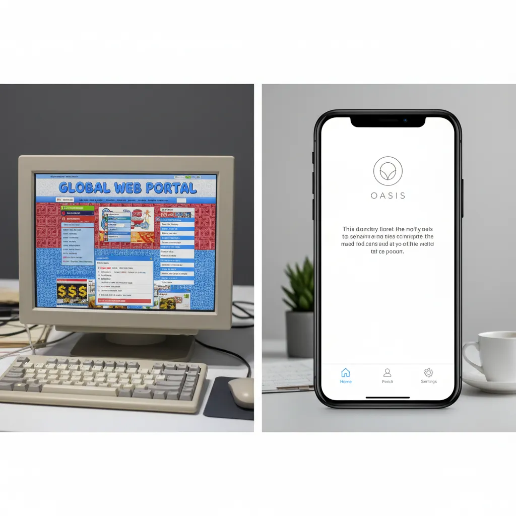 UX UI Comparison Before and After