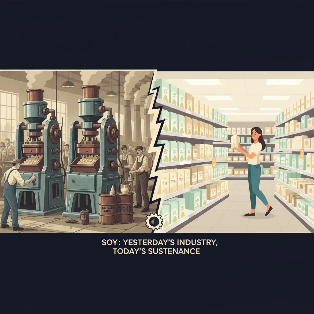 Evolution of soy from industrial product to health food